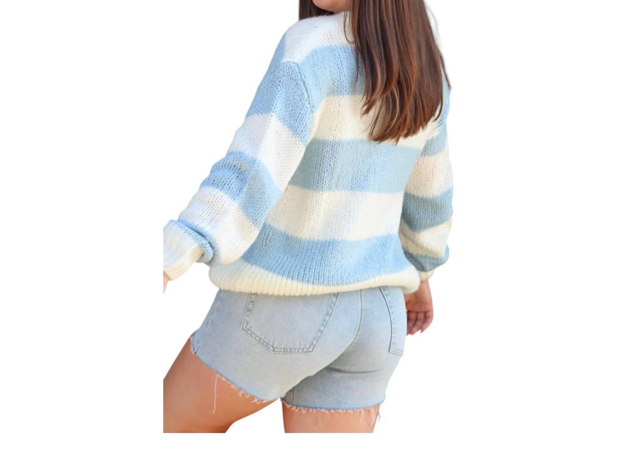 Sadie & Sage - Clara Chunky Stripe Sweater
