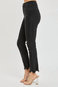 Risen - High Rise Slim Straight Jeans