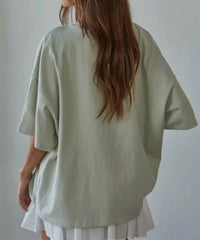 By Together - The Contrast Crew Neck Top