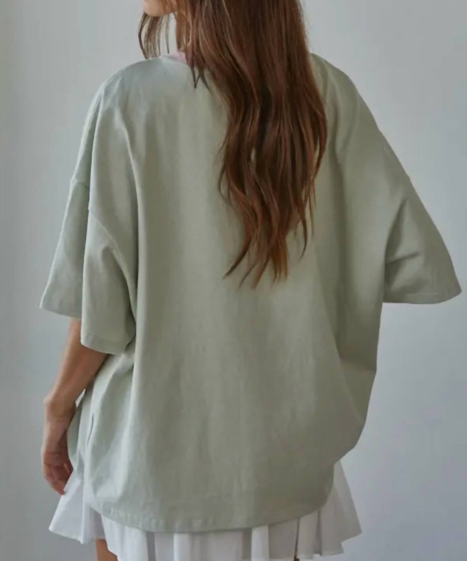 By Together - The Contrast Crew Neck Top