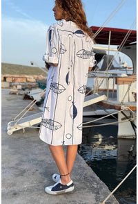 Fashion Concepts - Long Sleeve Cover-up Shirt