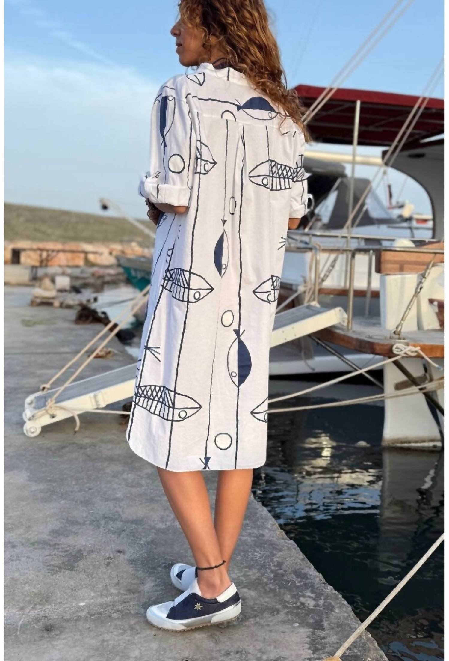 Fashion Concepts - Long Sleeve Cover-up Shirt