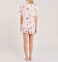 Katie Kime - Bluebird Day Shorts Pajama Set