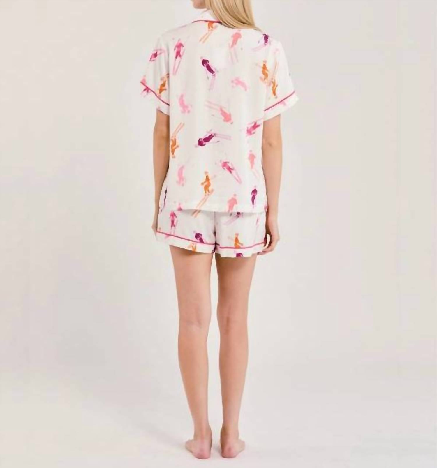 Katie Kime - Bluebird Day Shorts Pajama Set