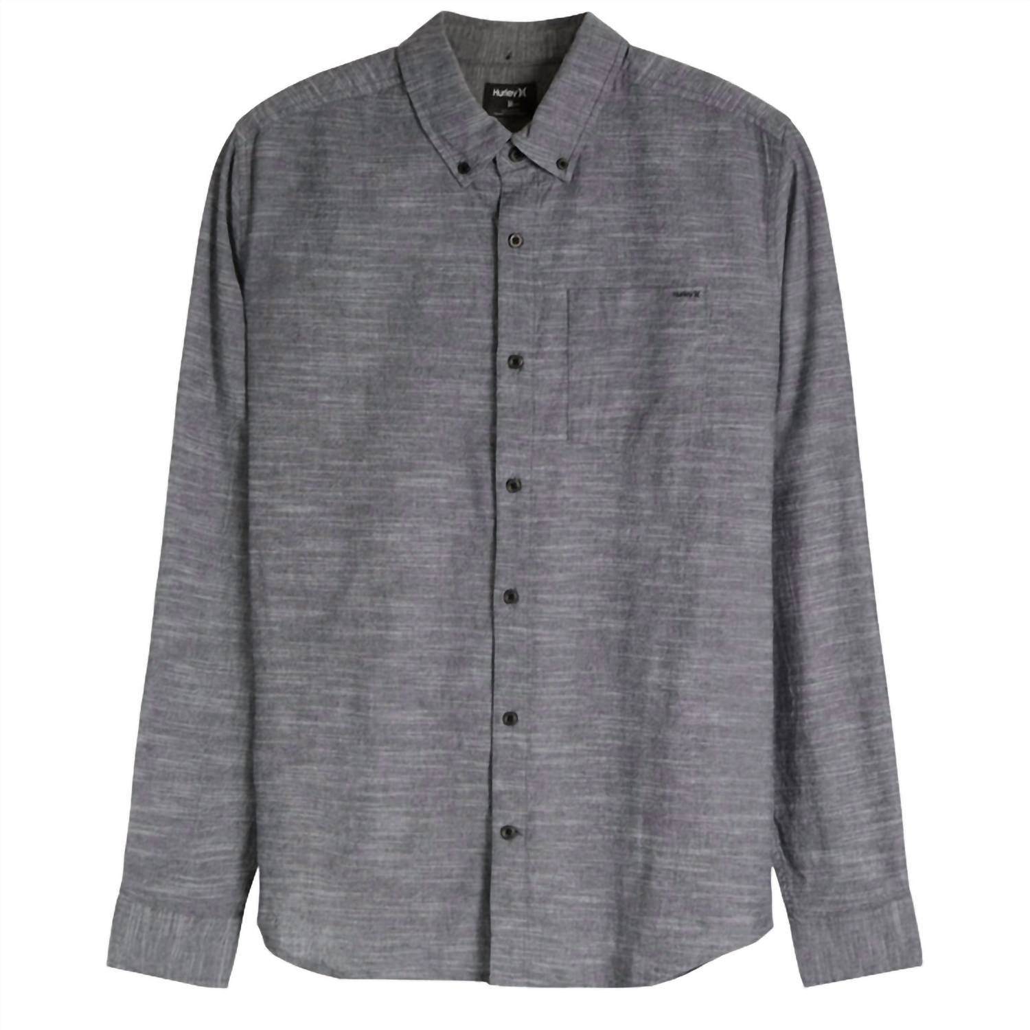 Hurley - Men's One And Only Stretch Long Sleeve Shirt