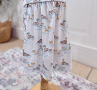 Cypress Row - Kids' Darling Ducks Stella Sun Dress