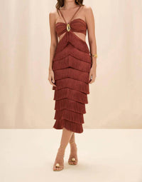 Patbo - Amber Fringe Midi Dress