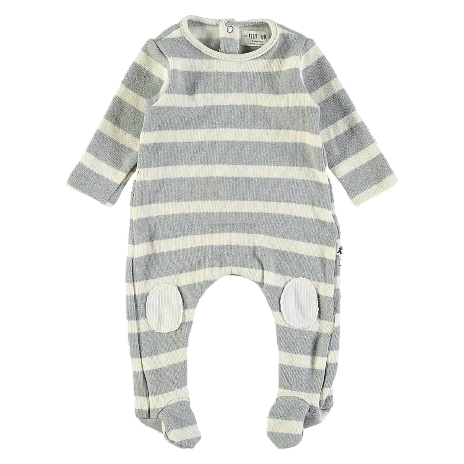Petit Indi - Babys Striped Onesie