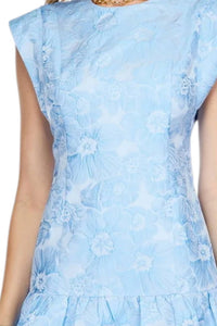 Jade - Flutter Hem Mini Dress