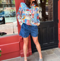 Frnch - Cafe Chic Long Sleeve Top