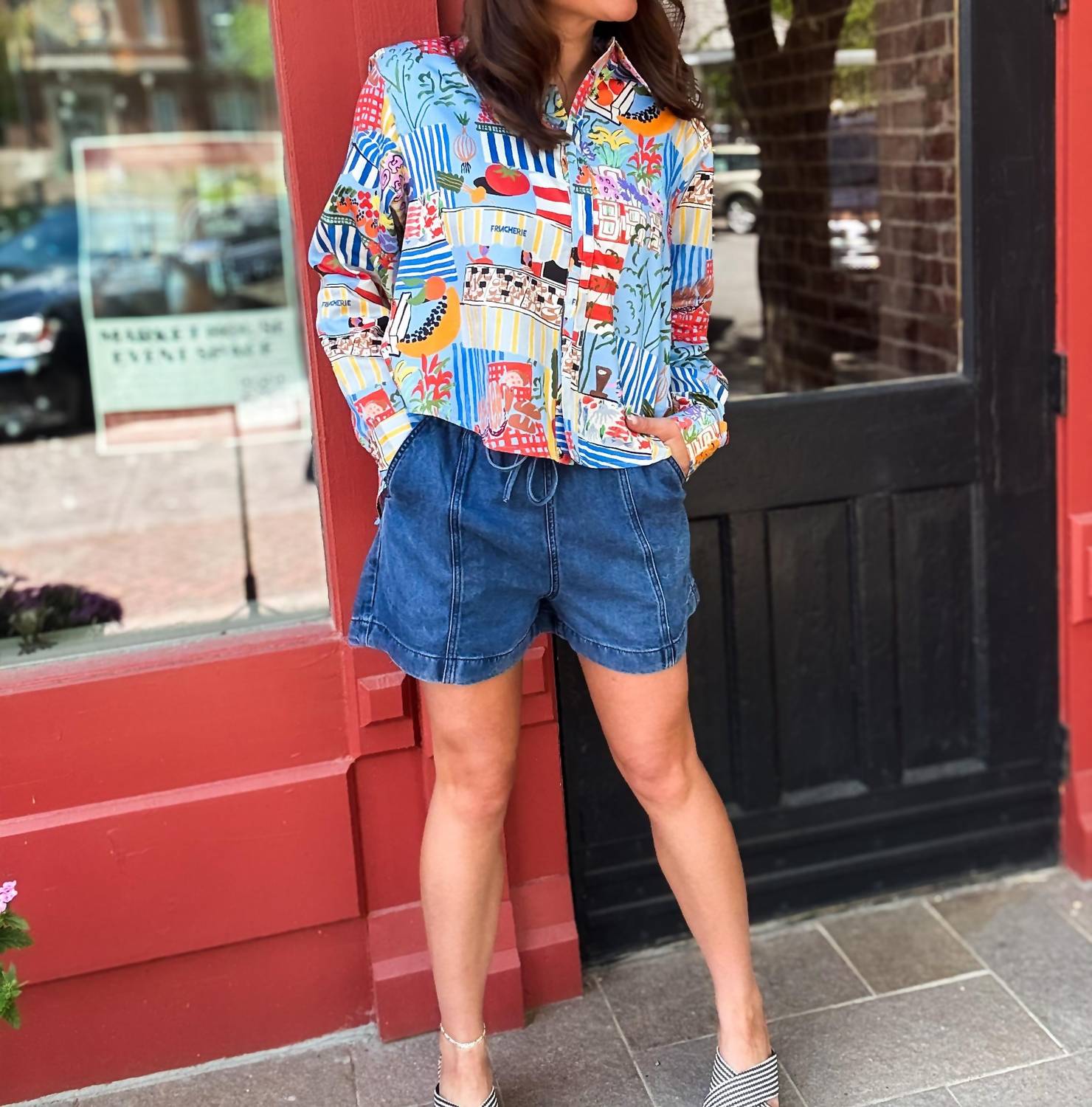 Frnch - Cafe Chic Long Sleeve Top