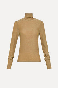 Forte Forte - Lurex Jersey Turtleneck T-shirt