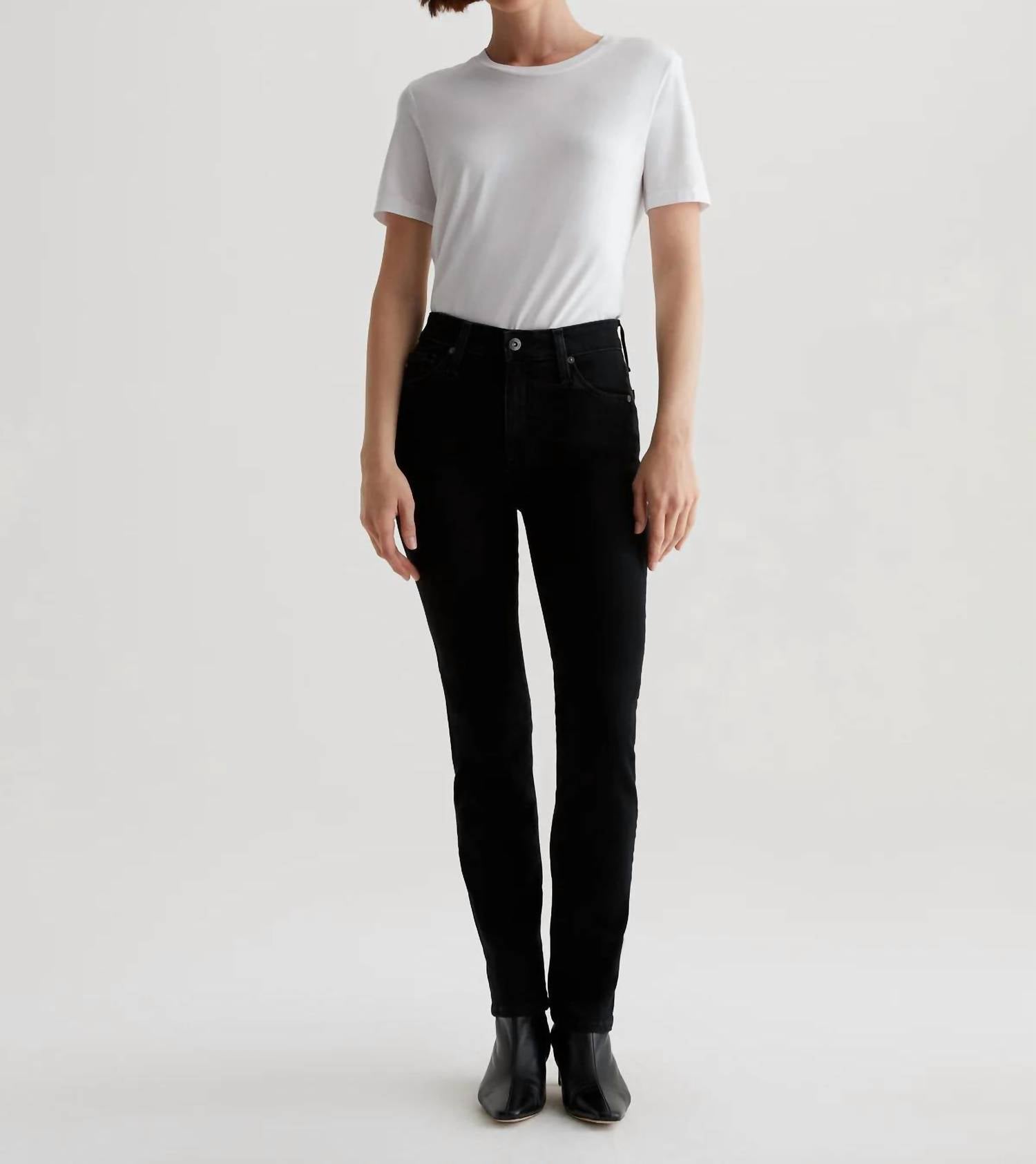 Ag Jeans - Mari Mid-rise Slim Straight Jeans