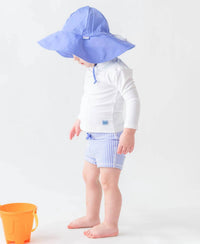 Rufflebutts - Baby Boys' Seersucker Shorties Swimsuit