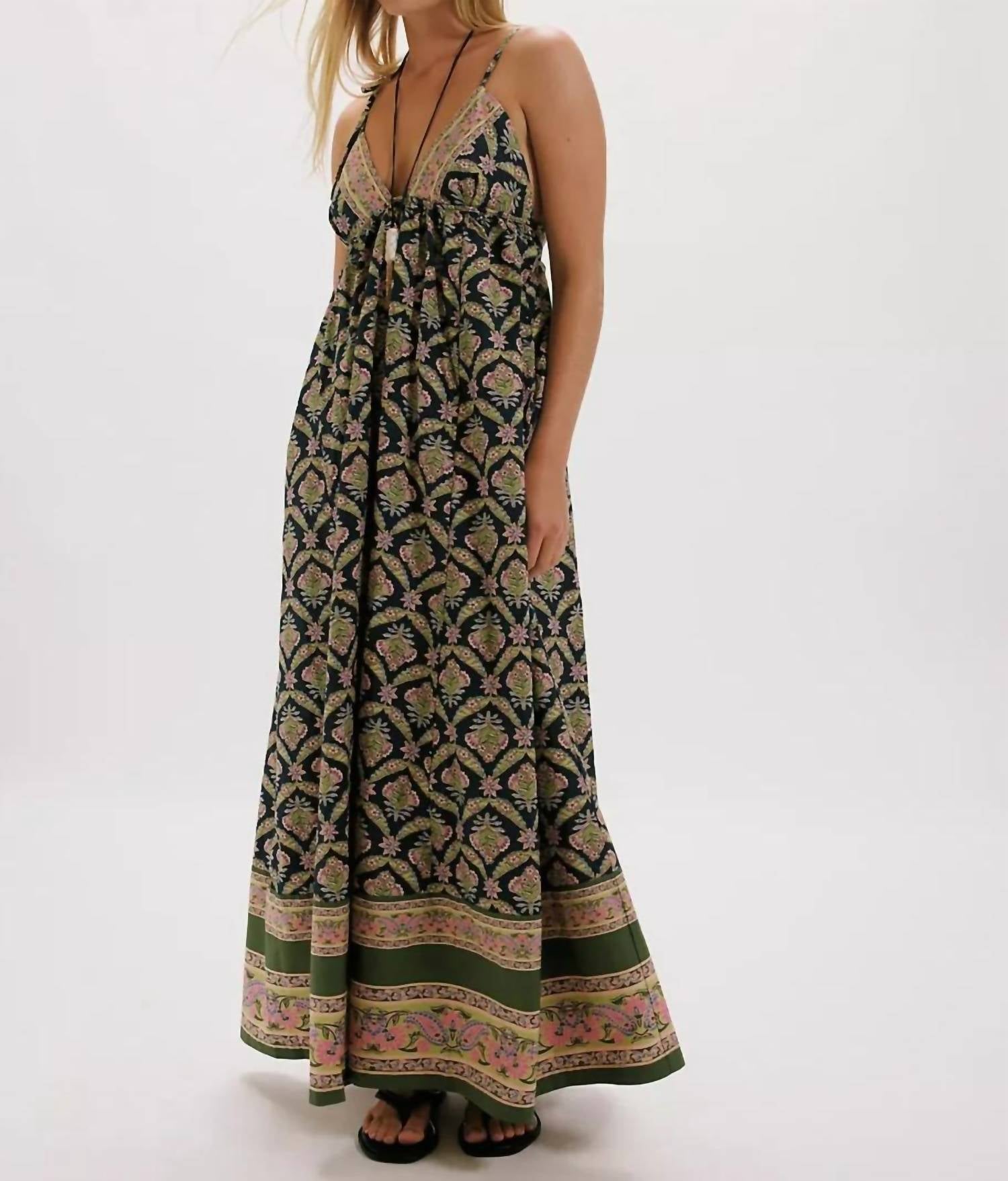 Free People - Sorrento Stroll Printed Maxi Dress