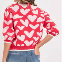 Sweet Lovely By Jen - Valentine Inspired Heart Sweater