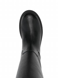 Salvatore Ferragamo Women's Vara Chain Knee-high Boots in black - women's shoe - view 212