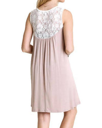 Umgee - Lace Up Tassel Tie Dress