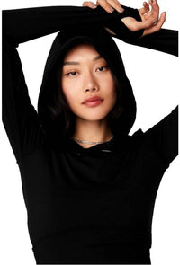 Alo Yoga - Soft Visionary Hooded Long Sleeve Top