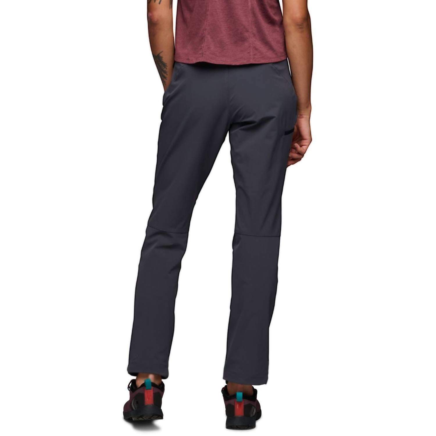Black Diamond Alpine Pants in carbon - women's pants - alternate view