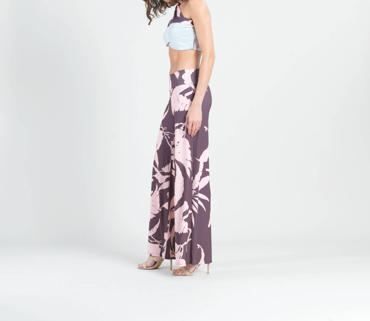 CLARA SUNWOO Palazzo Pants in floral coco - women's pants - view 5