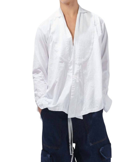 Greg Lauren - Military Cotton Tuxedo Shirt