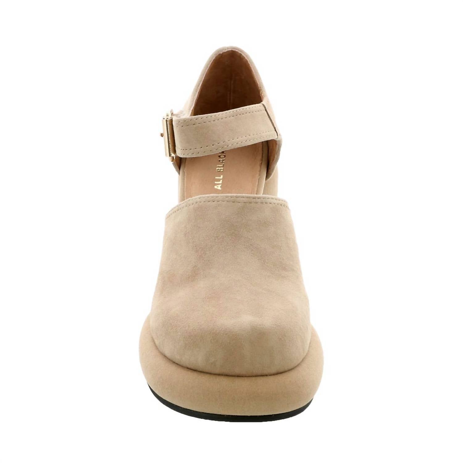 All Black - Women's Mod Jane Pumps
