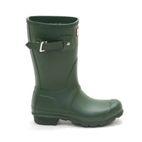 HUNTER Women's Original Short Rain Boots in hunter green - women's shoe - alternate view