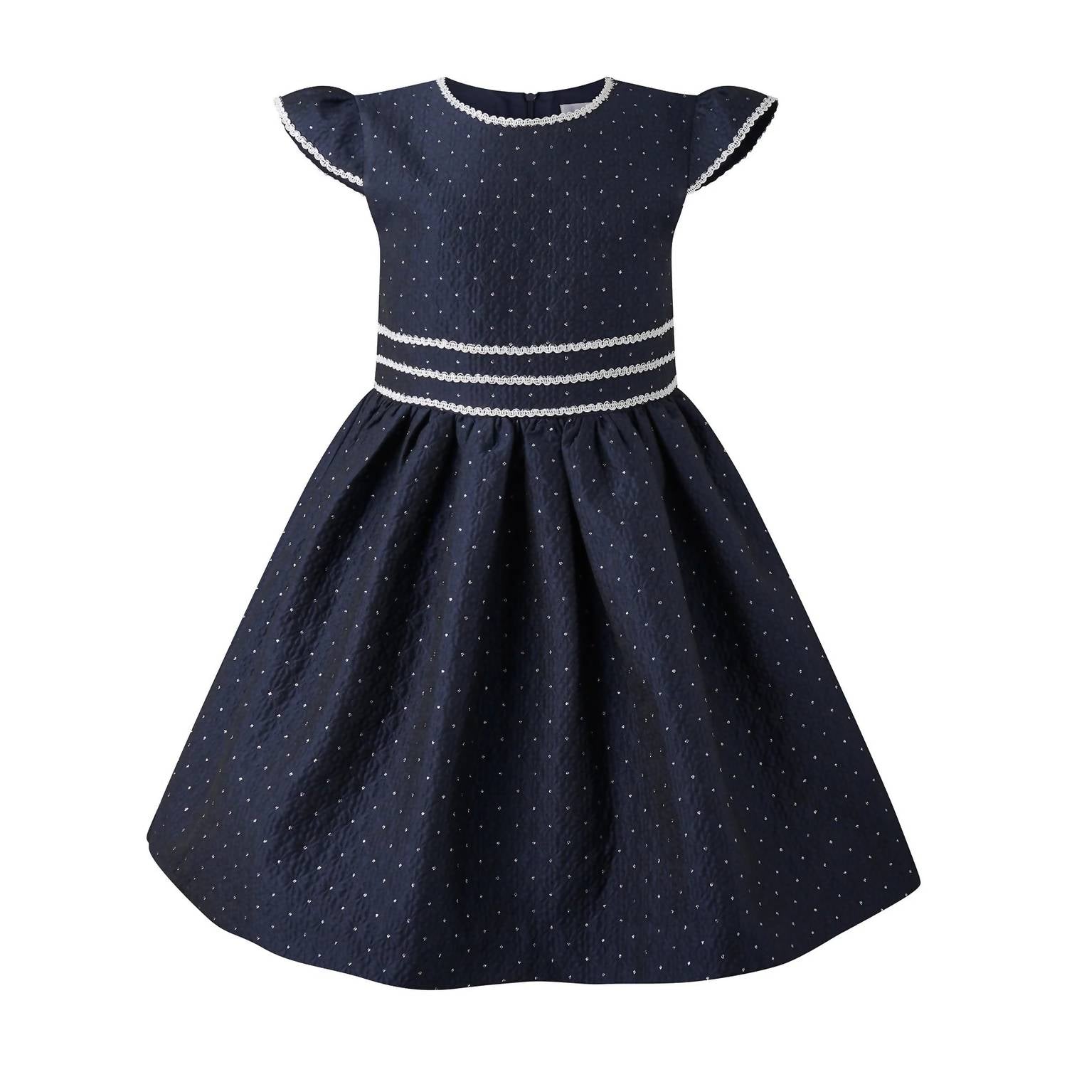 Rachel Riley - Dot Damask Dress