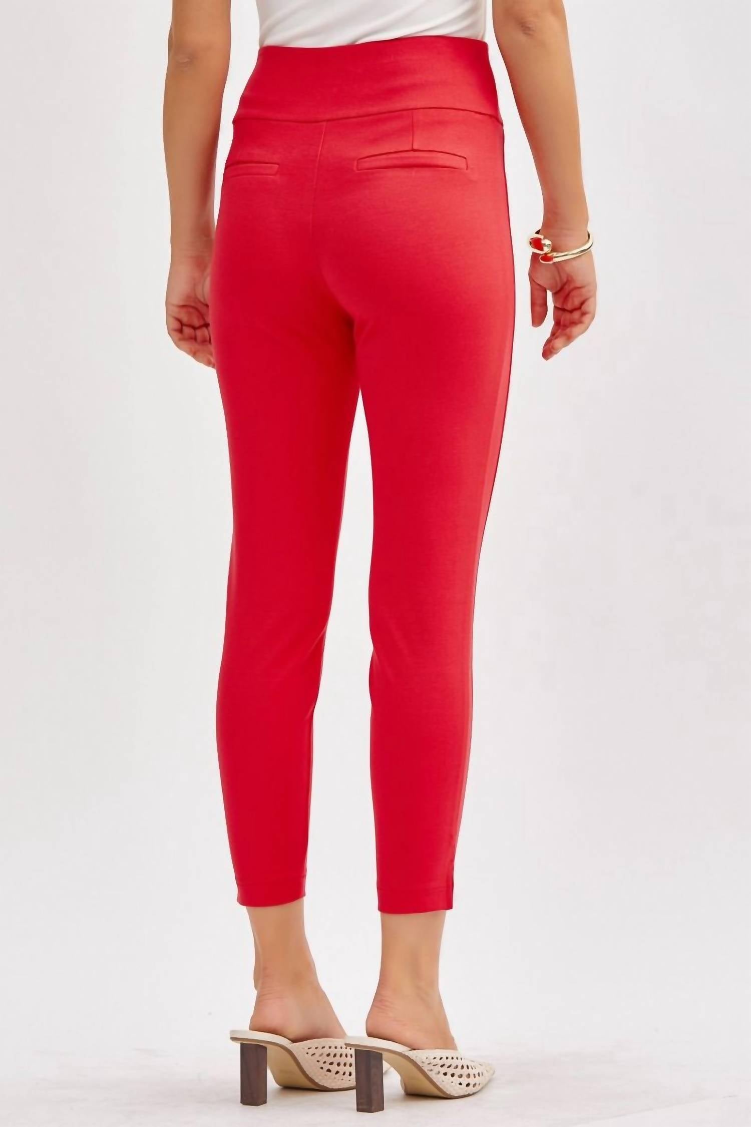 Dear Scarlett - High Waisted Skinny Capri Pants