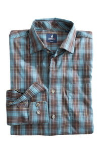 Johnnie-O - Tucked Cotton Blend Button Up Shirt