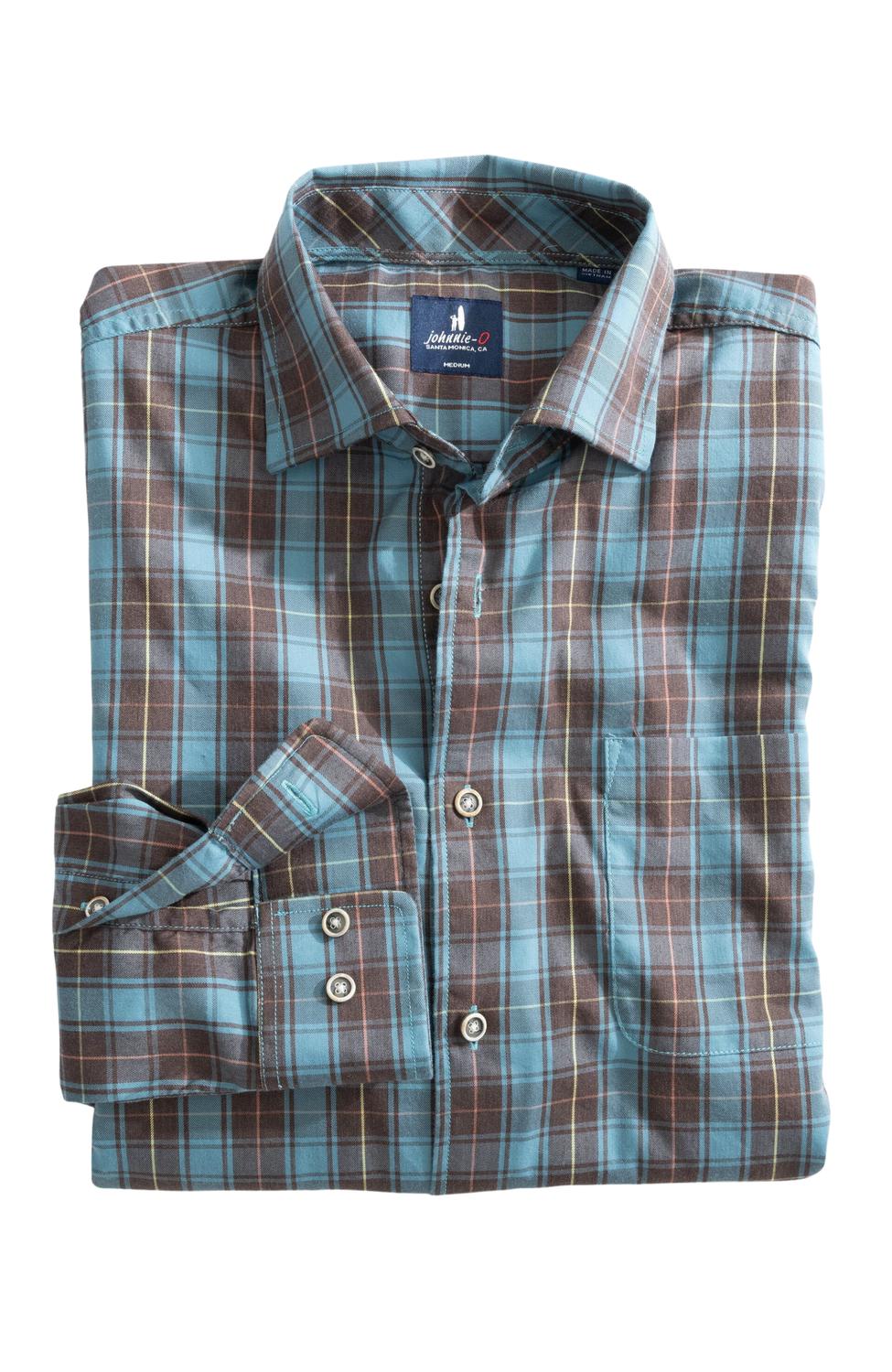 Johnnie-O - Tucked Cotton Blend Button Up Shirt
