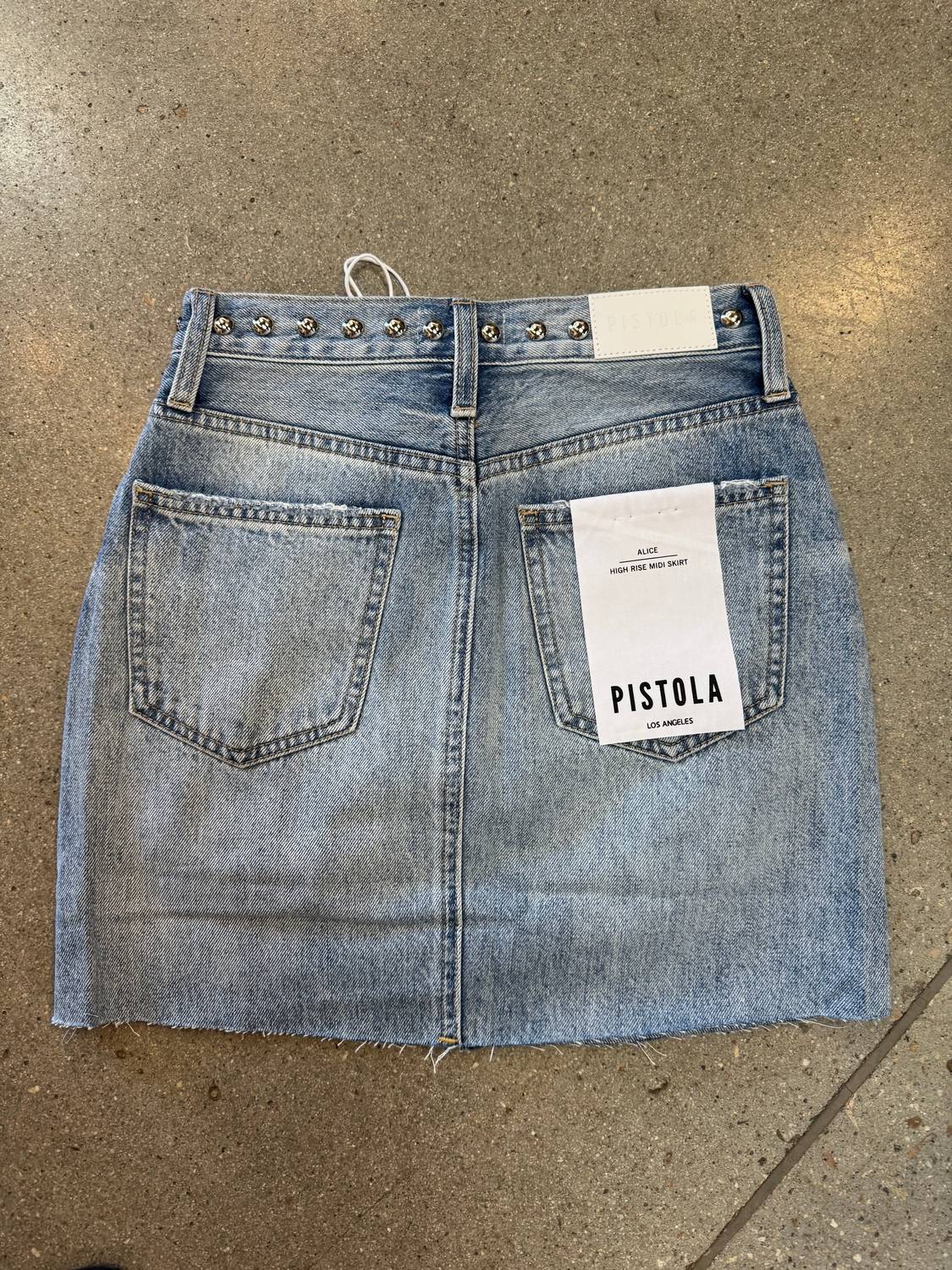 Pistola - Women's Skye High Rise Mini Skirt