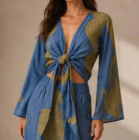 Mystery Resort - Naxos Top And Maxi Skirt Set