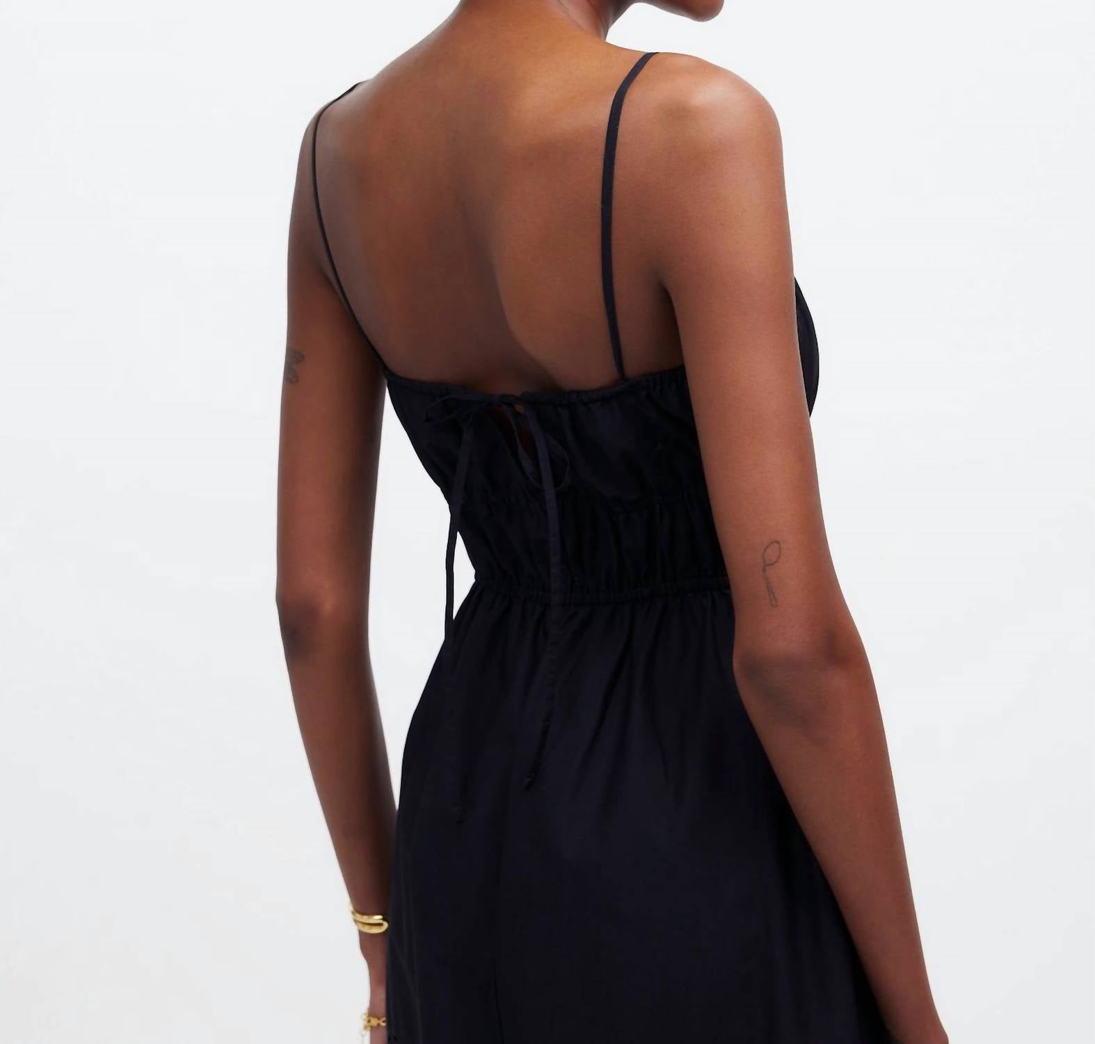 Madewell - Embroidered Tank Midi Dress
