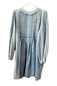 Lalavon - Addison Pleated Front Tie Romper