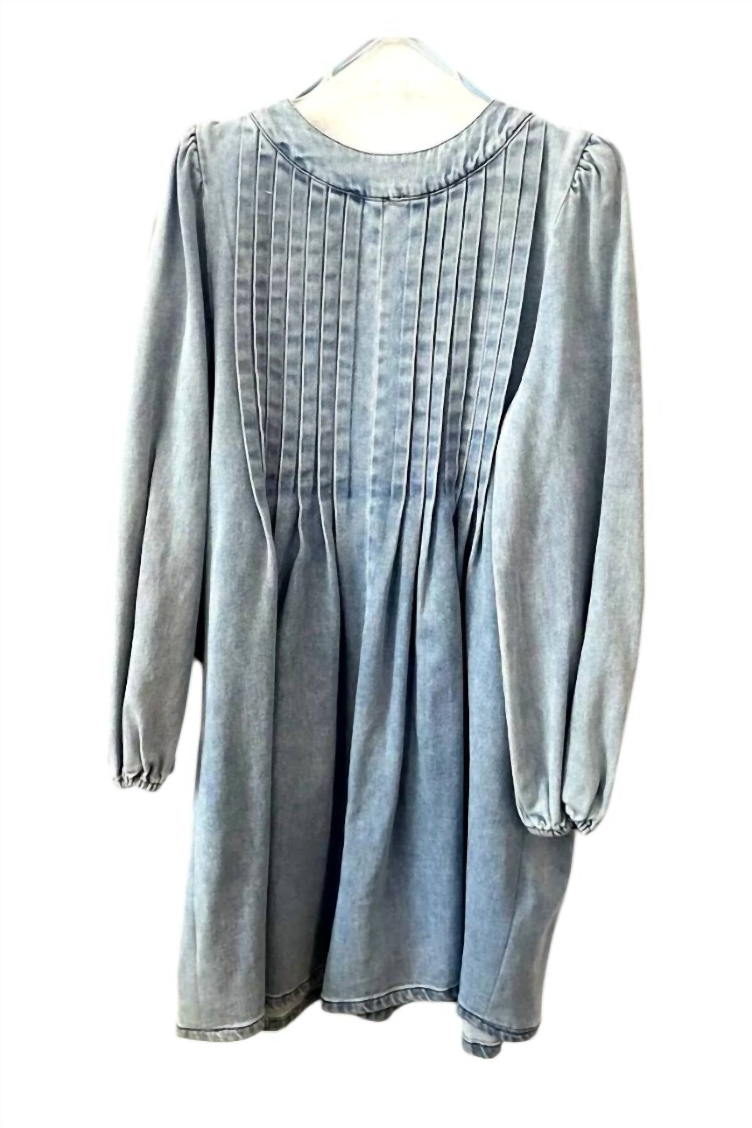 Lalavon - Addison Pleated Front Tie Romper