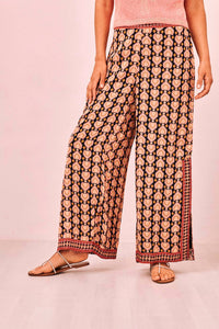 Nekane - Terracota Printed Long Pant