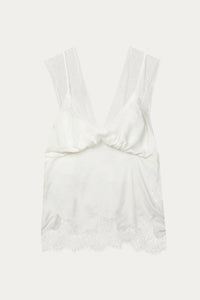 DOUBLE LAYERED LACE TRIMMED CAMISOLE