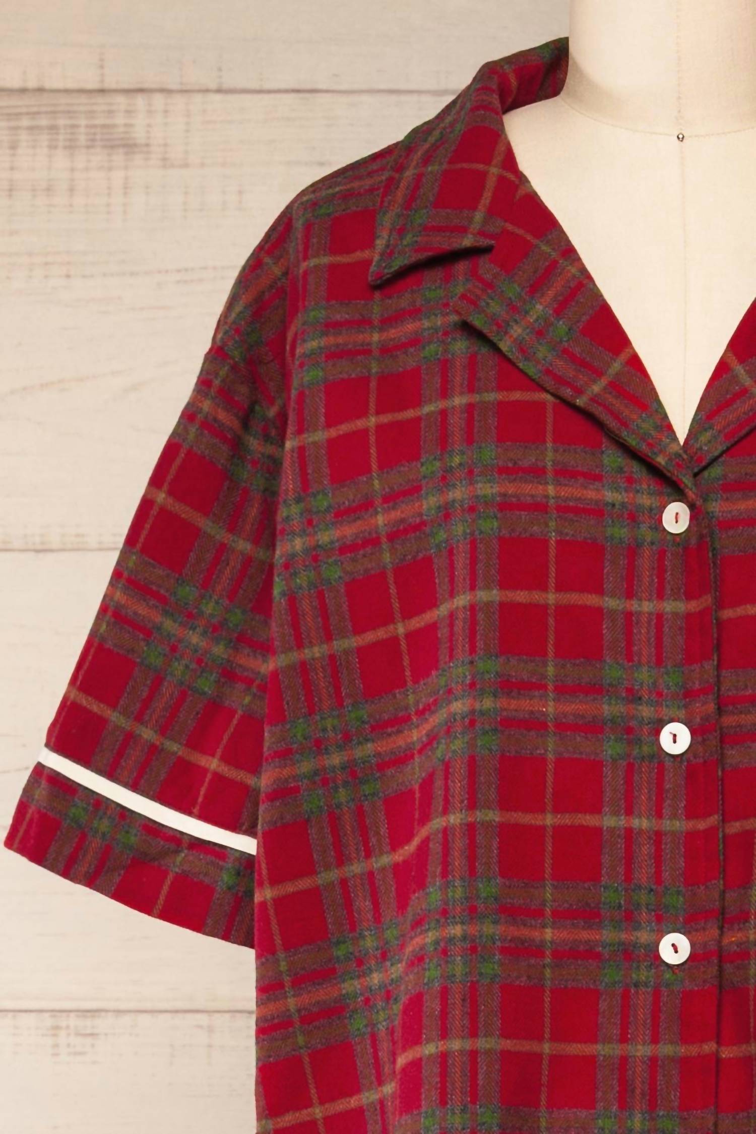 She + Sky - Women's Plaid Pajama Set