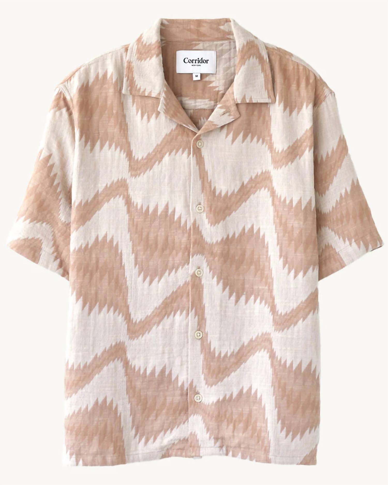 Corridor - Resonance Jacquard Short Sleeve Camp Shirt