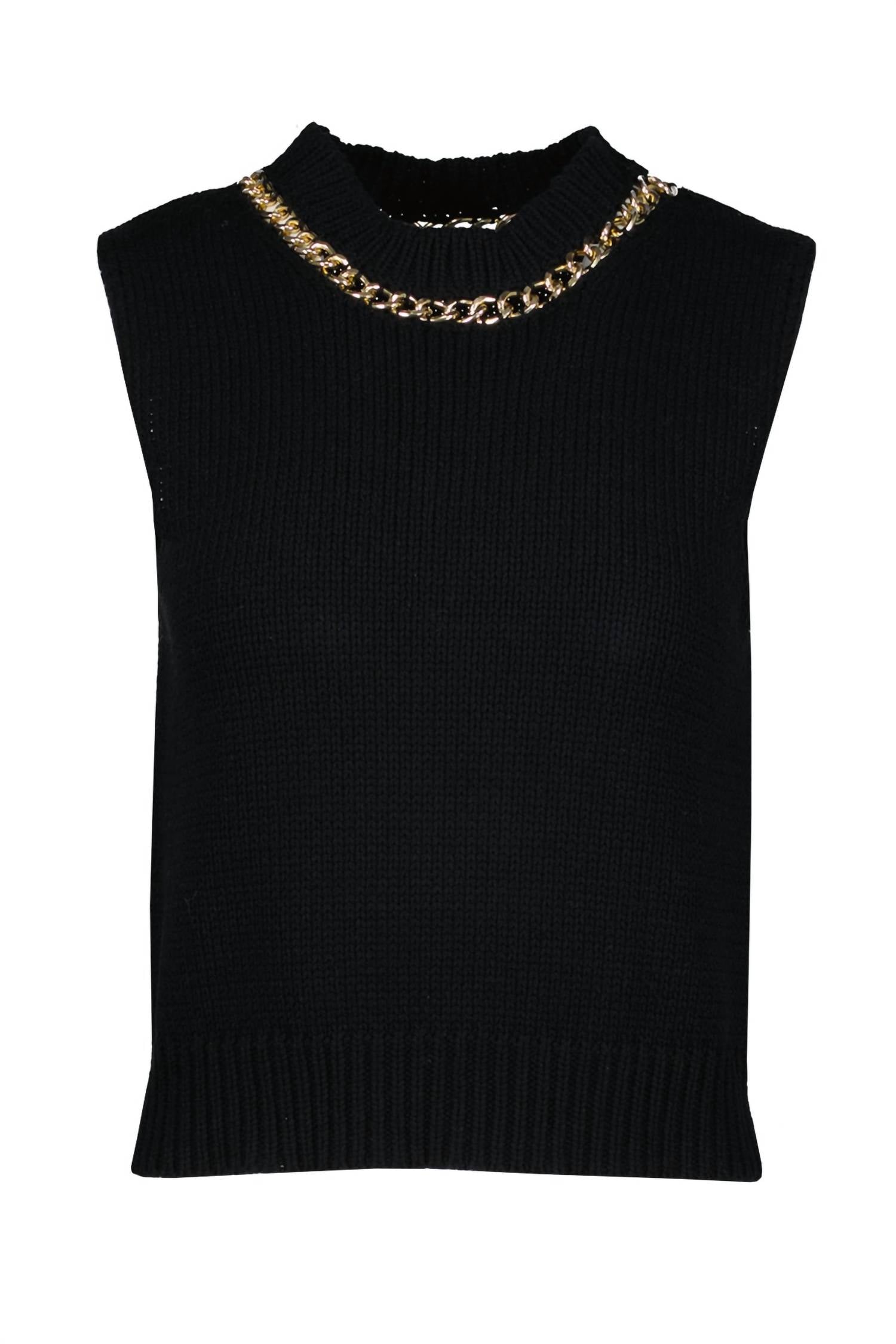 Bishop + Young - Savoy Chain Detail Sweater Tank Top