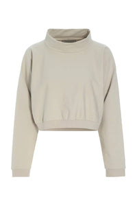 Henriette Steffensen - Knit Crop Pullover Sweatshirt