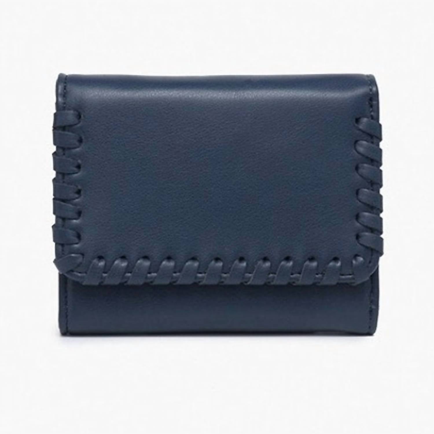 Jen & Co. - Women's Logan Whipstitch Trifold Wallet