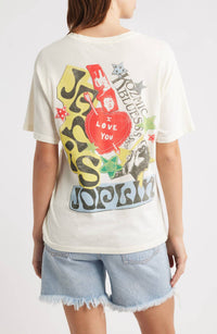 Daydreamer - Janis Joplin Scrapbook Art Tee