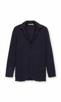 Maurizio Baldassari Men's Brenta Swacket in navy - men's jacket - view 4