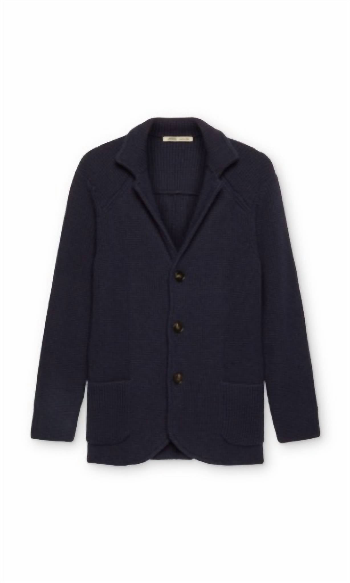 Maurizio Baldassari Men's Brenta Swacket in navy - men's jacket - view 4