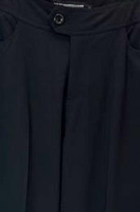 Windridge by Cheryl Nash Women Jamison Straight Leg Pant in black - women's pants - detail view