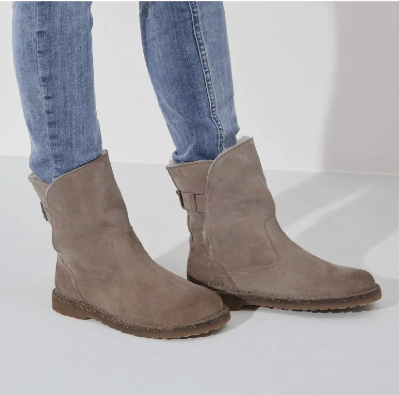 Birkenstock - Women's Shearling Suede Short Boots