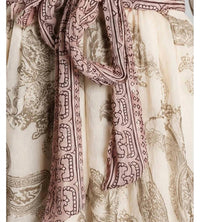 Hemant & Nandita - Paisley-print Belted Romper